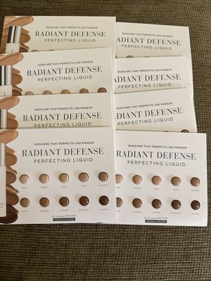 Rodan + Fields Sample Radiant Defense Perfecting Liquid 10 Shades Lot Of 8 #2 - Image 1 of 3