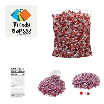 Жесткие конфеты диски с огненной корицей без сахара - 3 фунта пакет навалом индивидуальная упаковка... - Изображение 1 из 4