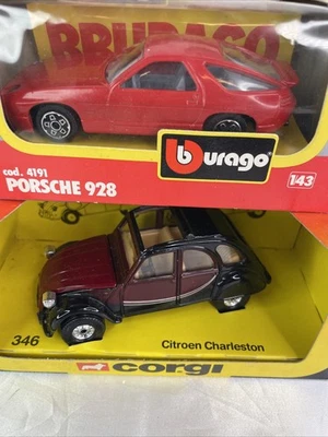 Corgi #346 Citroen + Bburago Porsche 928 vintage Collectible￼s - Image 1 of 4
