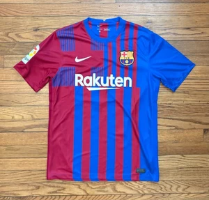 Ansu Fati FC Barcelona 2021/22 Nike Soccer Home Jersey CV7891-428 (size: M) - Picture 1 of 5