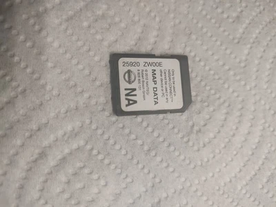 Tarjeta de memoria SD NISSIAN Navigation 25920 ZW00E OEM Foto 1 de 2