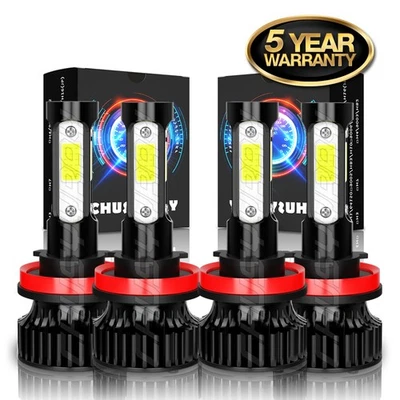 4Pcs For Dodge Grand Caravan 2011-2019 2012 2013 2016 LED Headlights Hi/Lo Bulbs Foto 1 de 4