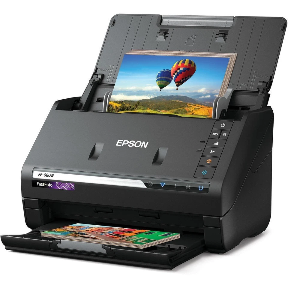 Epson Fastfoto FF-680W Wireless Photo & Document Scanner - Black (B11B237201) - Image 1 of 1