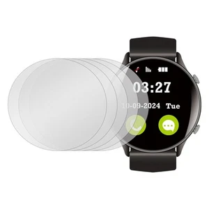 5pcs Watch Screen Protector 33mm Tempered Glass Anti-Spy Protection, Gray - Zdjęcie 1 z 7