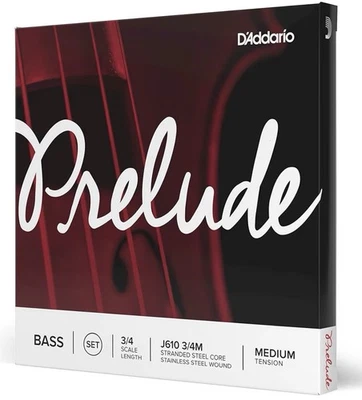 D'Addario Prelude Series Double Bass String Set 3/4 Size - Image 1 of 4