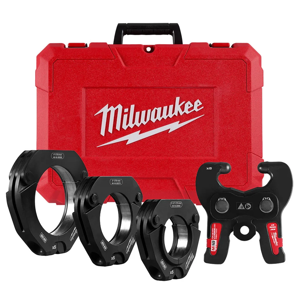 Milwaukee 2-1/2"-4" CTS-V Pivoting Press Ring Kit M18 FORCE LOGIC 49-16-2690X