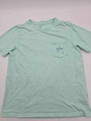 Guy Harvey T-Shirt Men Small Blue Graphic Print Logo Pocket Tee ..#35658 - Image 1 of 4