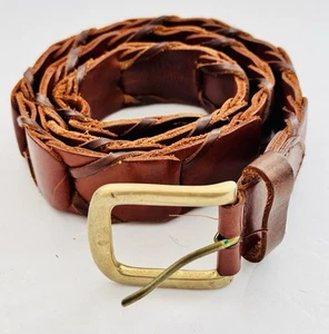 Vtg Men’s Polo Ralph Lauren Leather Belt Style 20028 245 Size 34/85 Argentina - Picture 1 of 6