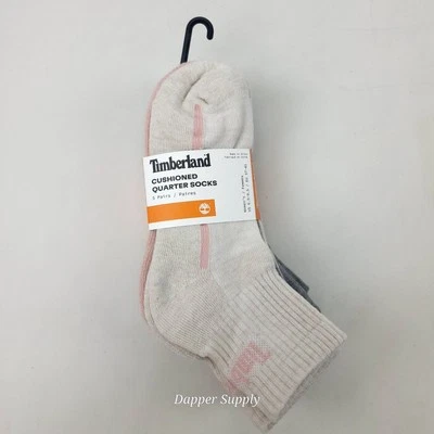 Timberland Women's Cushioned Quarter Socks 5 Pairs Size: 6.5-9.5 New  - Image 1 of 4