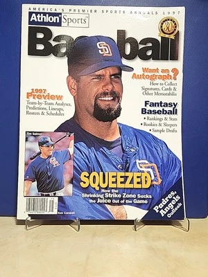 KEN CAMINITI 1997 ATHLON SPORTS BASEBALL ANNUAL PREVIEW Magazine - Image 1 of 4
