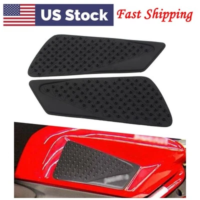 Juego de 2 pegatinas protectoras de agarre de rodilla de gas almohadilla lateral de tracción para tanque para DUCATI 848 1098 Foto 1 de 4