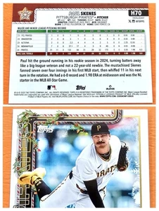 2025 Topps Holiday Paul Skenes Gingerbread Back SSP Candy Cane Back /417 🍪💎 - Bild 1 von 4