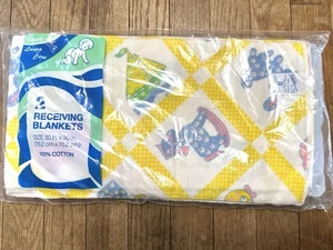 Riegel Vintage 2 Empfangsdecken Baby Neugeborene 30” x 30” Baumwolle Neu in Verpackung - Bild 1 von 6