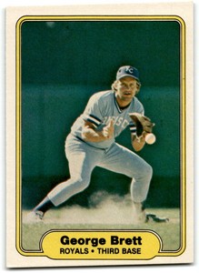 1982 Fleer George Brett Kansas City Royals #405