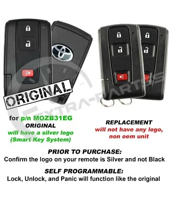 2 For 2004 2005 2006 2007 2008 2009 Toyota Prius Smart Prox Remote Car Key Fob - Изображение 1 из 4