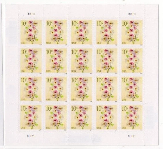 USPS Flowers Poppies & Coneflowers Sheet of 20 Stamps - MNH (5901) - Image 1 of 1