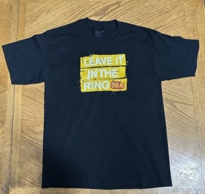 Everlast Boxing Leave It In The Ring Black Tshirt Size Large **Read** - Picture 1 of 5