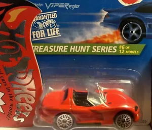 Hot Wheels 1996 Treasure Hunt Dodge Viper RT/10 Red Limited Edition 1 Of 25000 - Picture 1 of 2