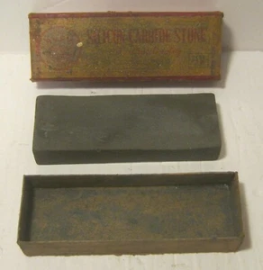 Antigua piedra de afilar de carburo de silicio marca RUBY ¡¡con caja original!!! - Imagen 1 de 5