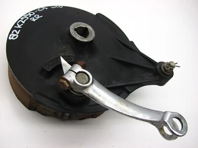 1982 KAWASAKI 82 KZ550 KZ 550 KZ550-C3 LTD - REAR WHEEL BRAKE SHOE PANEL PLATE - Image 1 of 3
