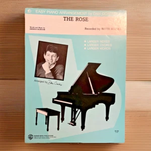 The Rose ~ Bette Midler ~ Dan Coates ~ Easy Piano Arrangement ~ 1980 - Picture 1 of 2