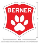 Bernese Mountain Dog Car Decal. Berner sticker.