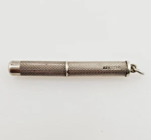 Cigar Piercer Telescopic Propelling - Sterling Silver Birmingham - Picture 1 of 4