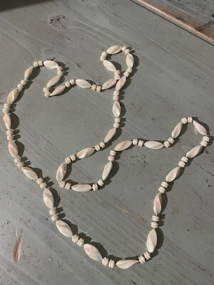 Collana Lunga da donna Perle Bianco fluorescente Madreperla Australian Made - Immagine 1 di 4