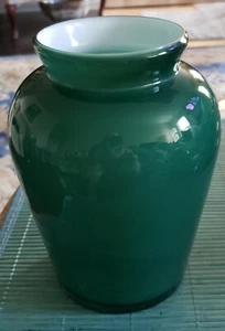 HTF 1960'S HAND BLOWN PILGRIM CASE GLASS VASE WITH LABEL - Picture 1 of 9