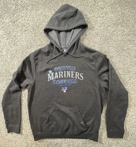 Genuine Merchandise Seattle Mariners Hoodie Adult XL Blue Sweater Mens Cover
