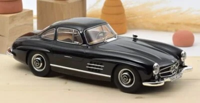 MB Mercedes Benz 300 SL - Limited 300 - 1954 - black - Norev 1:12 - Immagine 1 di 4