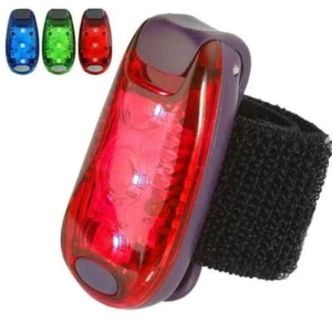 5LED Safety Light Night Clip On Waterproof Flashing Running Cycling Bike Use - Picture 1 of 14