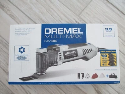 Dremel Multi-Max MM35 Corded 3.5Amp Variable Speed 12-Piece Oscillating Tool Kit - Image 1 of 4