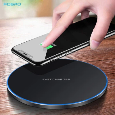 30W Wireless Charger Fast Charging Mat For iPhone 15 14 13 Samsung Z Flip5 S24+ - Image 1 of 4