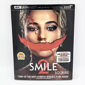 Smile 2 - 4K Ultra HD + Blu-ray + Digital Code + Slipcover - BILINGUAL - NEW - Picture 1 of 5