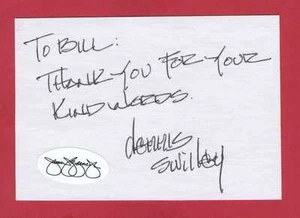 Tarjeta Dennis Swilley Corte Índice Autógrafo JSA Vikings Firmada Automática - Imagen 1 de 1