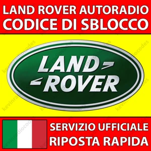✅LAND ROVER RADIO CODICE SBLOCCO DEFENDER DISCOVERY FREELANDER BECKER VISTEON✅ - Foto 1 di 4