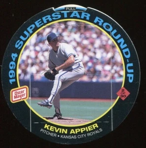 1994 Oscar Mayer Round-Ups Disc #2 Kevin Appier Kansas City Royals - Picture 1 of 2