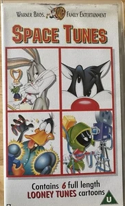 SPACE TUNES WARNER BROS VHS S014943LOONEY TUNES 6 CARTOONS - Picture 1 of 3
