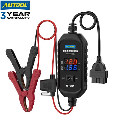 AUTOOL Digital OBD Automotive Computer ECU Memory Saver Battery Safe Replacement Tool