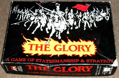 VINTAGE The Glory Board Game Statesmanship Strategy Genesis 1988 COMPLETE RETRO - Image 1 of 4
