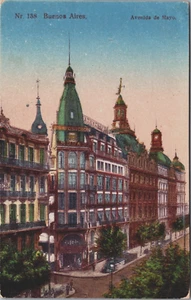 Postal Argentina Buenos Aires Avenida de Mayo Vintage B196 - Imagen 1 de 2