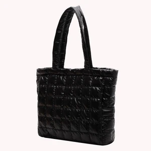 Hot Fashion Shoulder Bag Cotton Padded Quilted Handbags Women Shopping Tote - Picture 1 of 21
