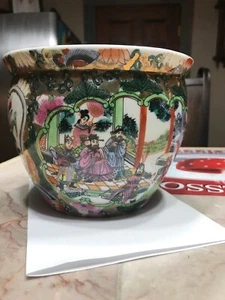 Vaso 24 Kt dipinto a mano con dinastia Song famiglia reale arte 7x5 - Foto 1 di 12