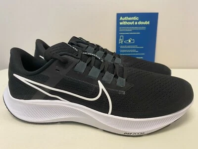 Mens 13 Nike Air Zoom Pegasus 38 Black/White-Anthracite-Volt CW7356 002 - Image 1 of 4