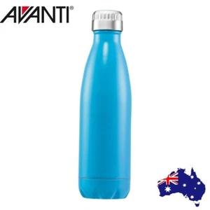 NEW AVANTI FLUID VACUUM 500ML STAINLESS STEEL WATER BOTTLE 500ML - BLUE - Picture 1 of 1