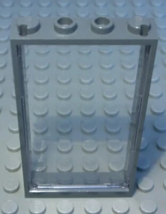 Lego Fenster 1x4x6 new Dunkelgrau mit Transparenter Scheibe             (2215 #) - Picture 1 of 1