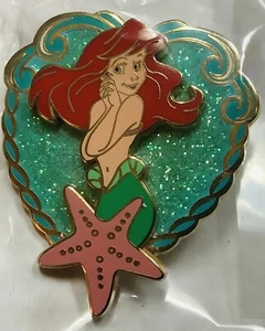 Ariel The Little Mermaid Glitter DLRP Disneyland Resort Paris Disney Pin Trading - Picture 1 of 3