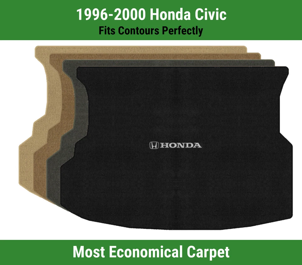 Alfombrilla de maletero Lloyd Velourtex para Civic '96-00 con combo Honda H & Word plateado y negro Foto 1 de 4