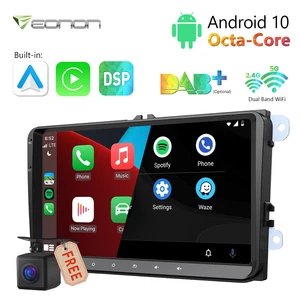 Eonon 9" Android 13 Autoradio DAB+ GPS Navi Touch für VW GOLF 5 6 Passat Polo T5 - Bild 1 von 19